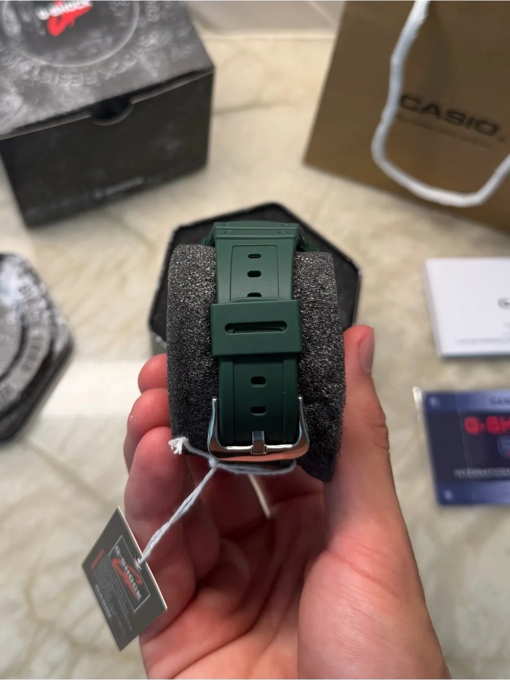 G-Shock Men's Green and Black Rugged Sport Watch